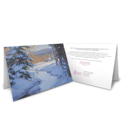 North Country Stream- BW