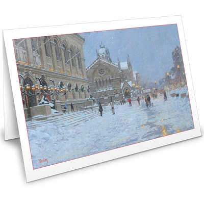 Winter Evening, Copley Square